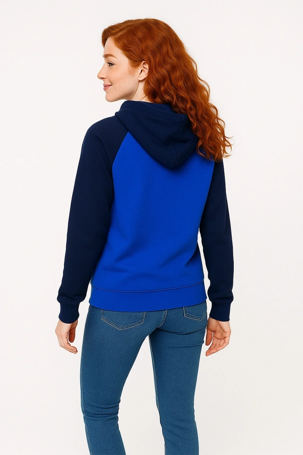 TB Unisex Kapüşonlu Sweatshirt 3 İplik Şardonlu Yumuşak Kumaş