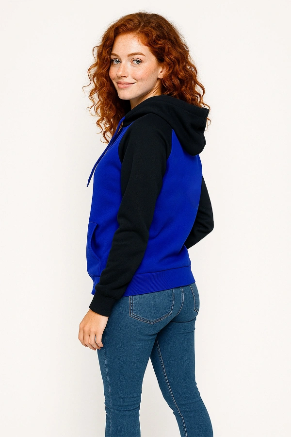 TB Unisex Kapüşonlu Sweatshirt 3 İplik Şardonlu Yumuşak Kumaş