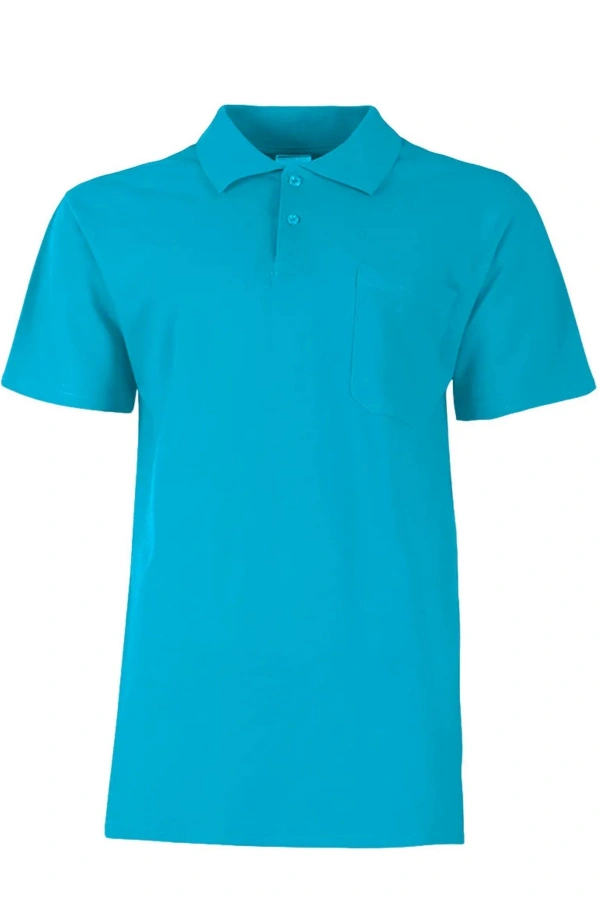 Lakos Tişört Unisex Polo Yaka Yumuşak Dokulu Basic Model