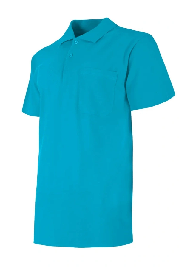 Lakos Tişört Unisex Polo Yaka Yumuşak Dokulu Basic Model