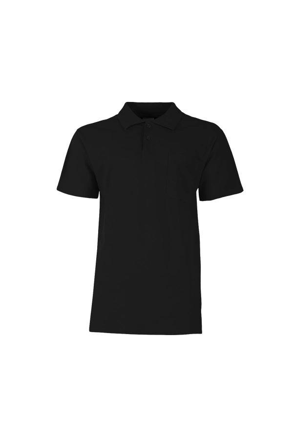 Lakos Tişört Unisex Polo Yaka Yumuşak Dokulu Basic Model