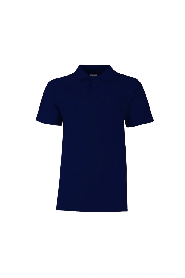 Lakos Tişört Unisex Polo Yaka Yumuşak Dokulu Basic Model