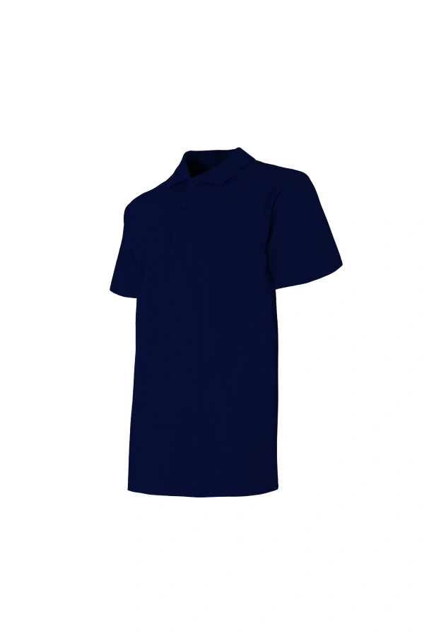 Lakos Tişört Unisex Polo Yaka Yumuşak Dokulu Basic Model