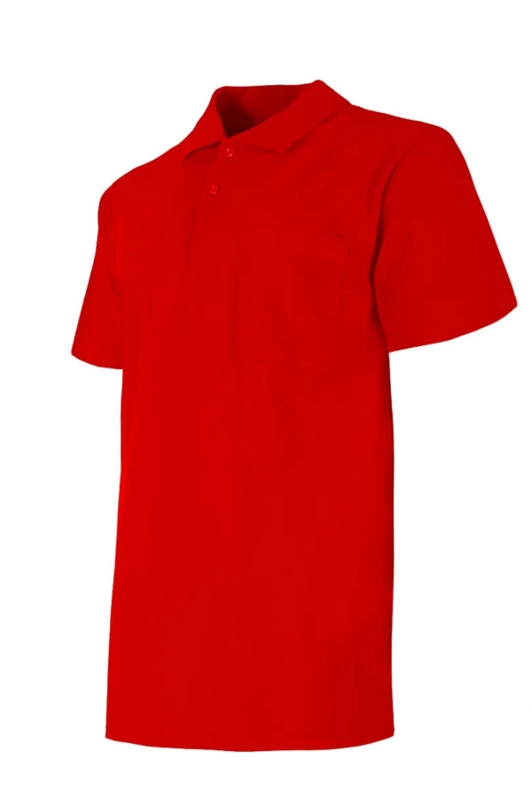 Lakos Tişört Unisex Polo Yaka Yumuşak Dokulu Basic Model