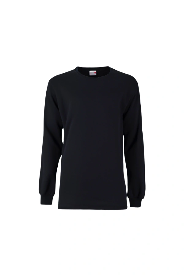 Unisex 2 İplik 0 Yaka Sweatshirt Basic Şık ve Konforlu Model