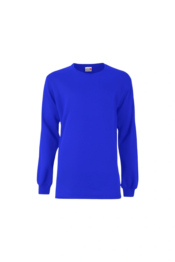 Unisex 2 İplik 0 Yaka Sweatshirt Basic Şık ve Konforlu Model