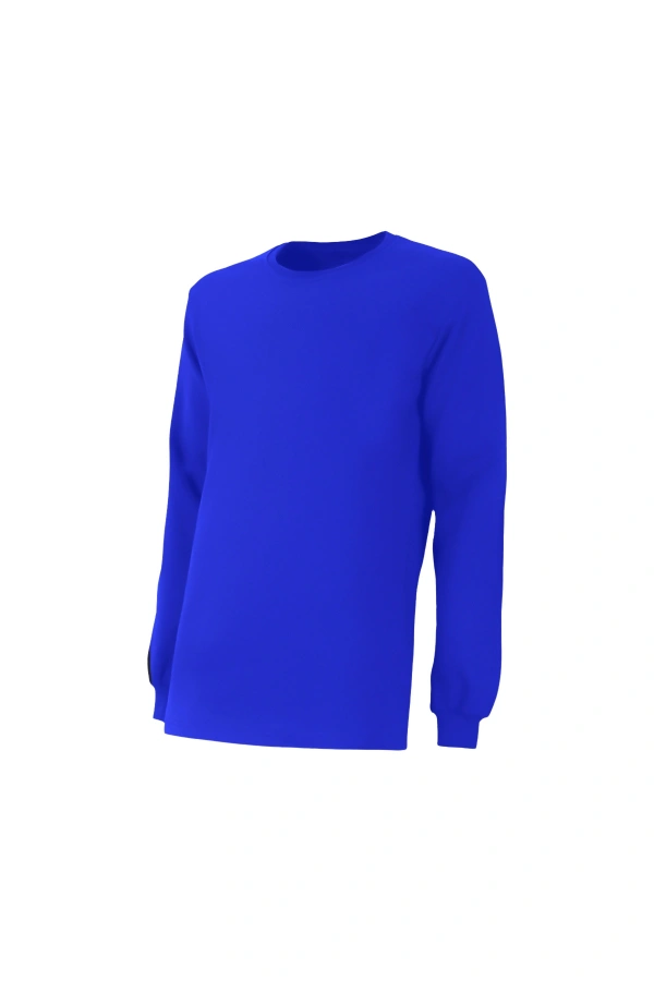 Unisex 2 İplik 0 Yaka Sweatshirt Basic Şık ve Konforlu Model