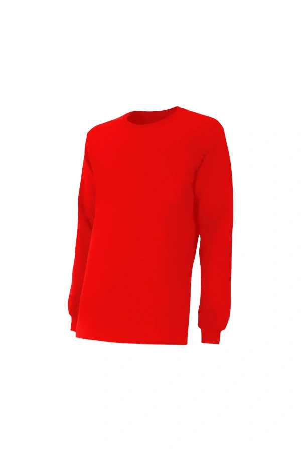 Unisex 2 İplik 0 Yaka Sweatshirt Basic Şık ve Konforlu Model