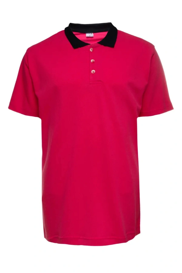Polo Yaka Tişört Unisex Basic Konforlu Günlük ve Spor Kullanım