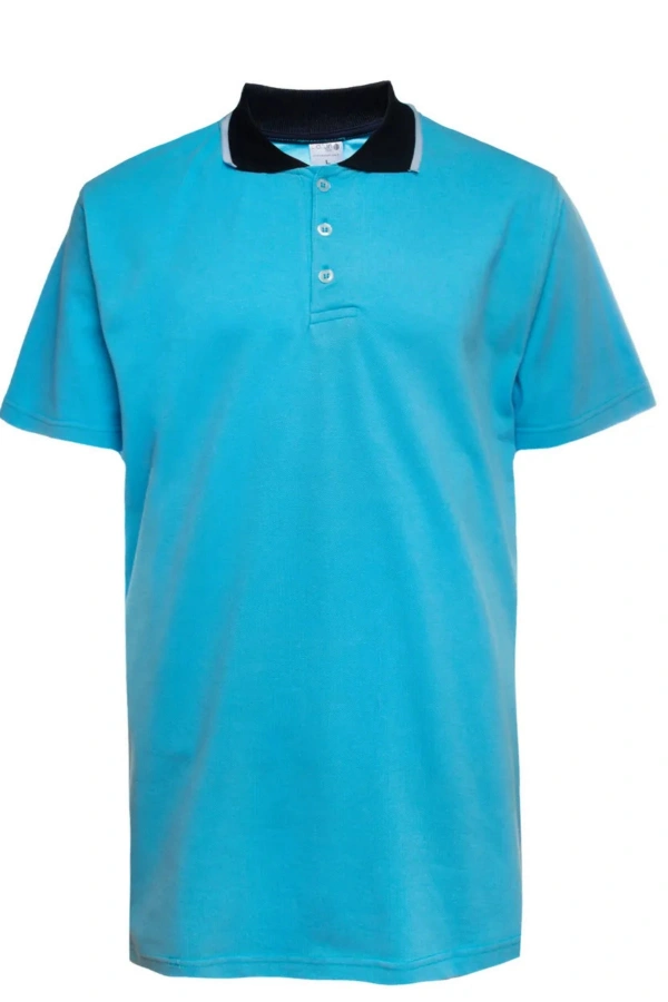 Polo Yaka Tişört Unisex Basic Konforlu Günlük ve Spor Kullanım
