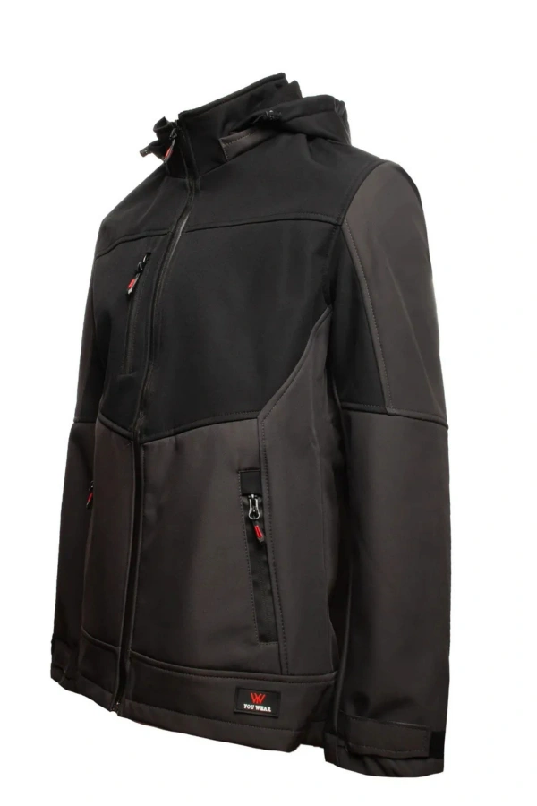 Softshell Mont Kapüşonlu Parçalı Suya Dayanıklı Hafif ve Konforlu Tasarım