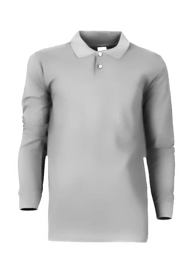 Polo Yaka 2 İp Sweatshirt Unisex Rahat ve Şık