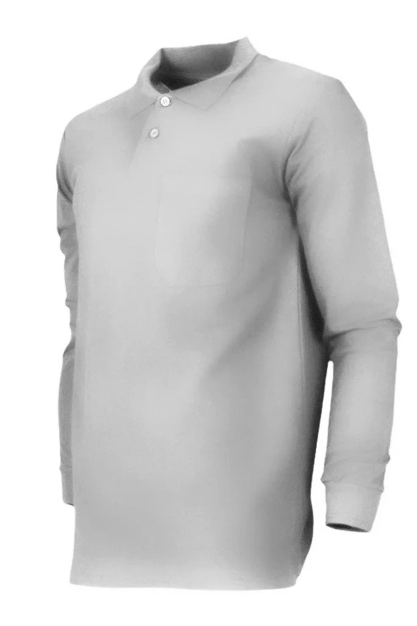 Polo Yaka 2 İp Sweatshirt Unisex Rahat ve Şık