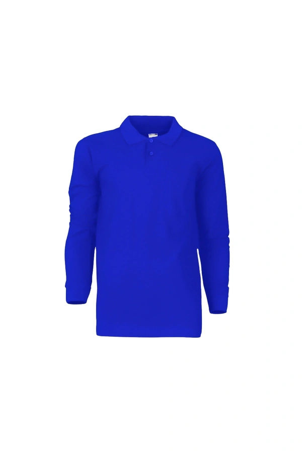 Polo Yaka 2 İp Sweatshirt Unisex Rahat ve Şık