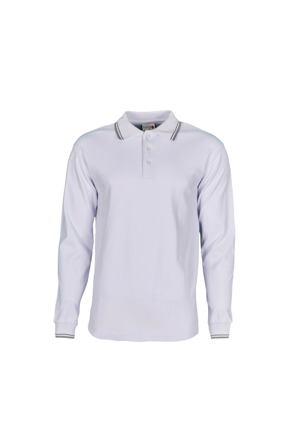 Çocuk Uzun Kol Polo Yaka Sweatshirt Rahat ve Şık Tasarım