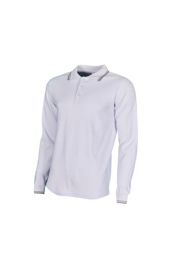 Çocuk Uzun Kol Polo Yaka Sweatshirt Rahat ve Şık Tasarım