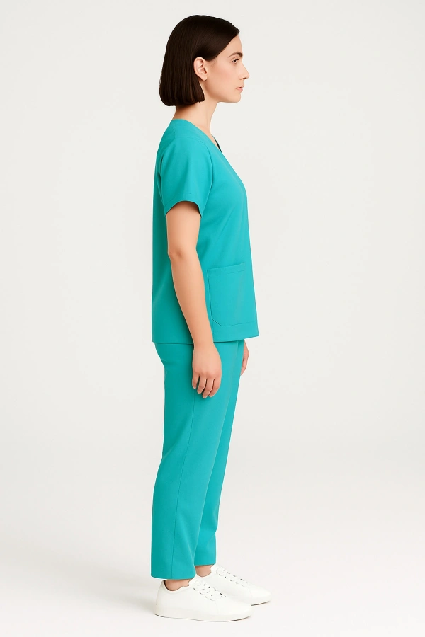 Scrubs Alt Üst Takım Sağlık Personeli Üniforma Rahat ve Dayanıklı