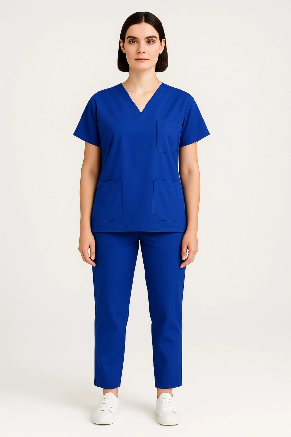 Scrubs Alt Üst Takım Sağlık Personeli Üniforma Rahat ve Dayanıklı