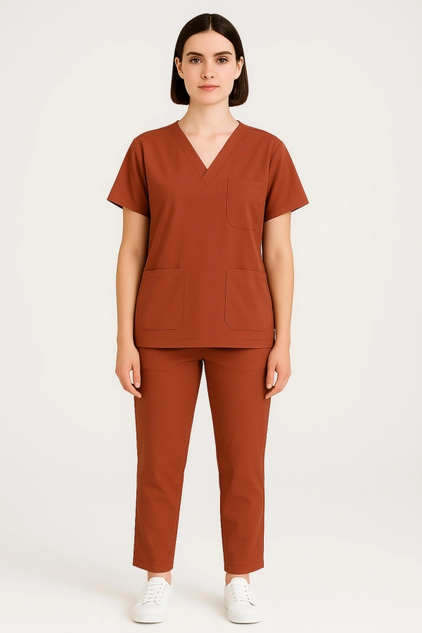 Scrubs Alt Üst Takım Sağlık Personeli Üniforma Rahat ve Dayanıklı
