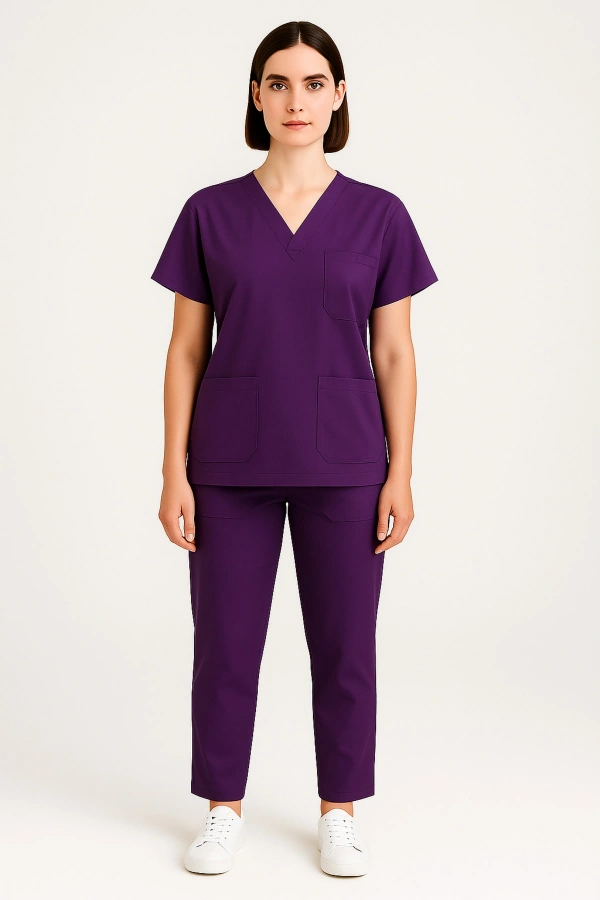 Scrubs Alt Üst Takım Sağlık Personeli Üniforma Rahat ve Dayanıklı