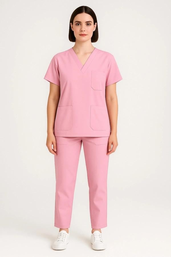 Scrubs Alt Üst Takım Sağlık Personeli Üniforma Rahat ve Dayanıklı