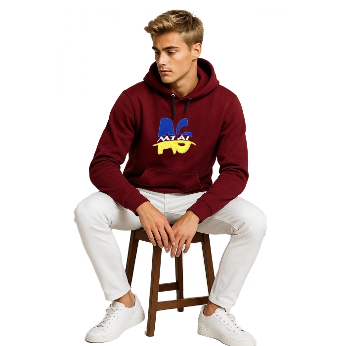 Kapüşonlu Sweatshirt AG MTAL Unisex Günlük Rahat Model
