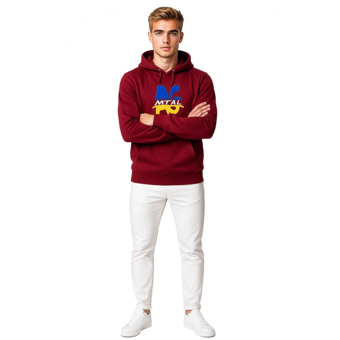 Kapüşonlu Sweatshirt AG MTAL Unisex Günlük Rahat Model