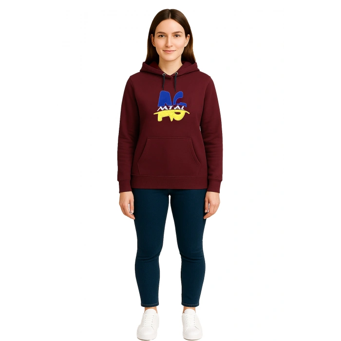 Kapüşonlu Sweatshirt AG MTAL Unisex Günlük Rahat Model