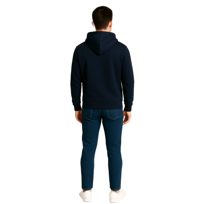 Kapüşonlu Sweatshirt 3 İp BİF Unisex Günlük Rahat Model