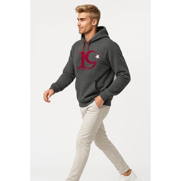 19 Mayıs Temalı 3 İp Sweatshirt Aplikeli Şık ve Konforlu Tasarım