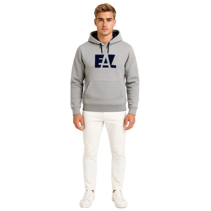 EAL 3 İplik Kapüşonlu Sweatshirt Rahat Günlük Kullanım