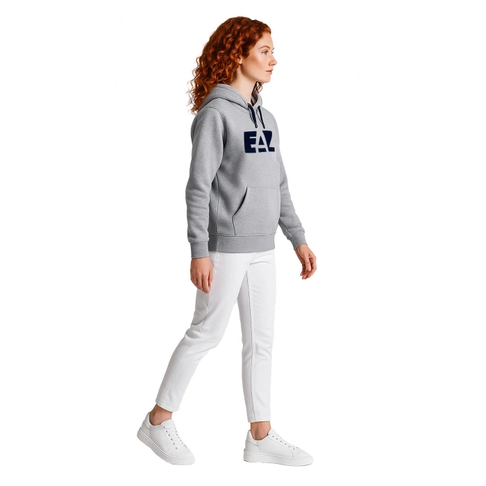 EAL 3 İplik Kapüşonlu Sweatshirt Rahat Günlük Kullanım