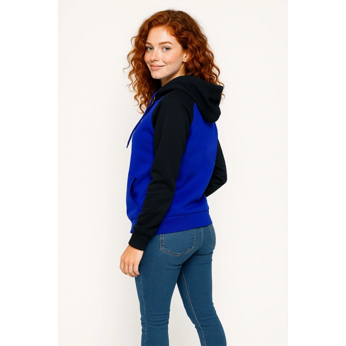 TB Unisex Kapüşonlu Sweatshirt 3 İplik Şardonlu Yumuşak Kumaş