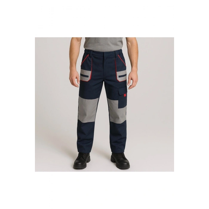 7/7 Lacivert Gabardin Teknik Pantolon Dayanıklı Rahat Kalıp