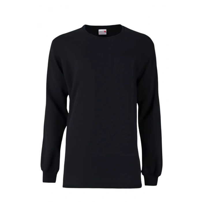 Unisex 2 İplik 0 Yaka Sweatshirt Basic Şık ve Konforlu Model