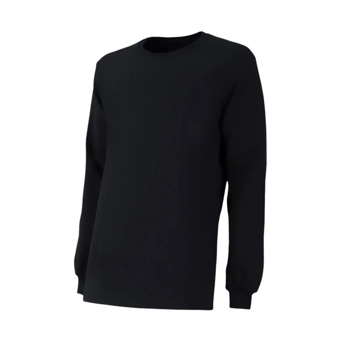 Unisex 2 İplik 0 Yaka Sweatshirt Basic Şık ve Konforlu Model