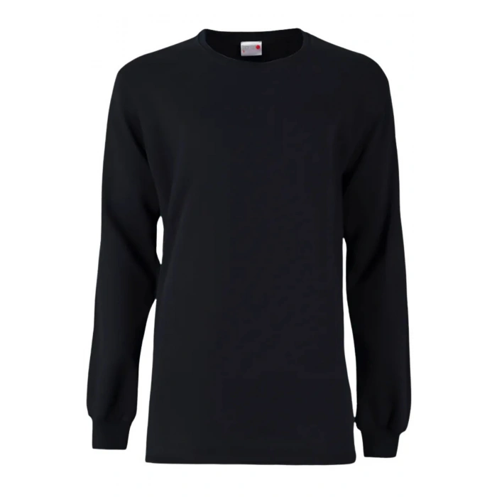 Unisex 2 İplik 0 Yaka Sweatshirt Basic Şık ve Konforlu Model