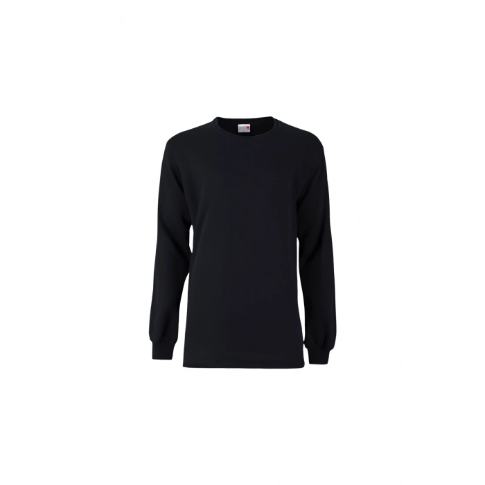 Unisex 2 İplik 0 Yaka Sweatshirt Basic Şık ve Konforlu Model