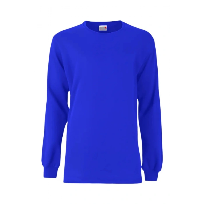 Unisex 2 İplik 0 Yaka Sweatshirt Basic Şık ve Konforlu Model