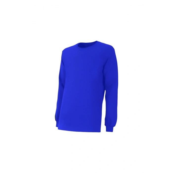 Unisex 2 İplik 0 Yaka Sweatshirt Basic Şık ve Konforlu Model