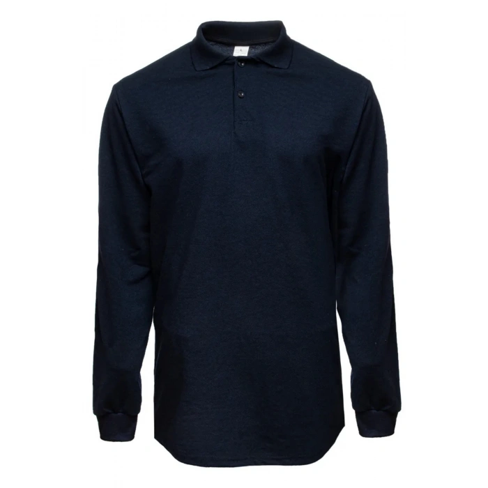 Unisex Polo Yaka Sweatshirt Lakos Basic Günlük ve Spor Kullanım