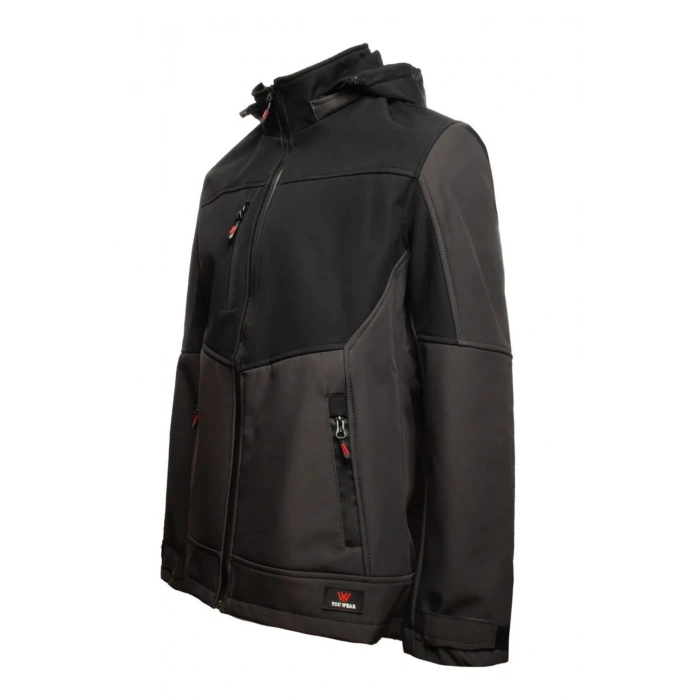 Softshell Mont Kapüşonlu Parçalı Suya Dayanıklı Hafif ve Konforlu Tasarım