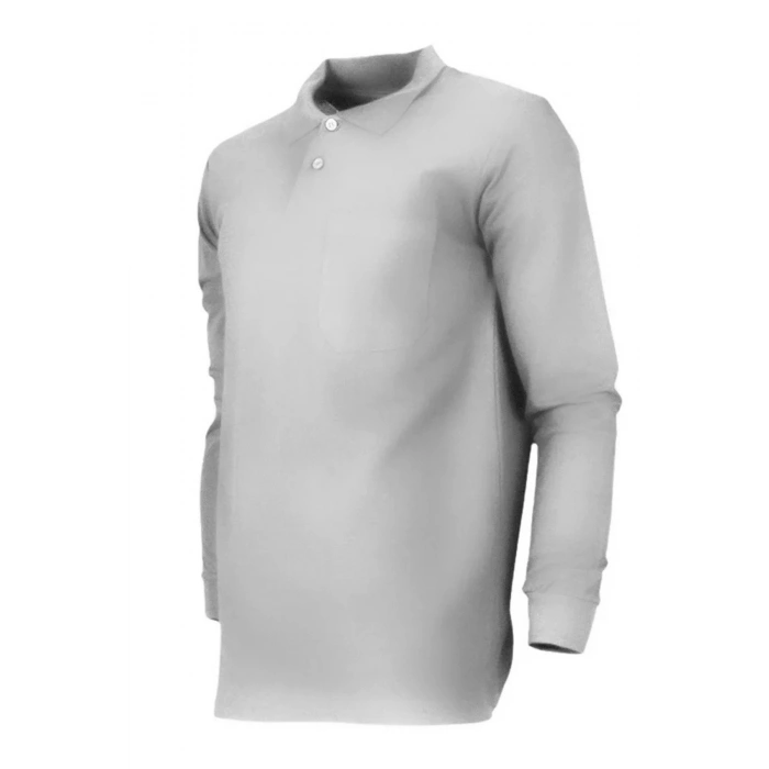 Polo Yaka 2 İp Sweatshirt Unisex Rahat ve Şık