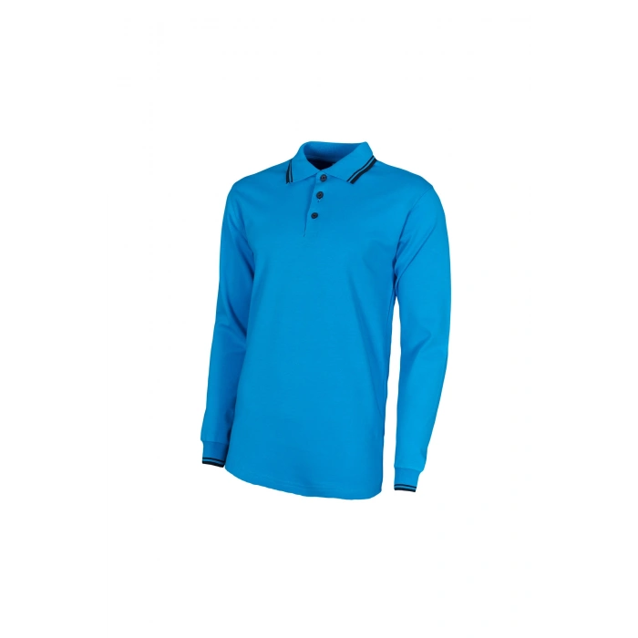 Çocuk Uzun Kol Polo Yaka Sweatshirt Rahat ve Şık Günlük Kullanım