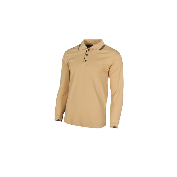 Çocuk Uzun Kol Polo Yaka Sweatshirt Rahat ve Şık Günlük Kullanım