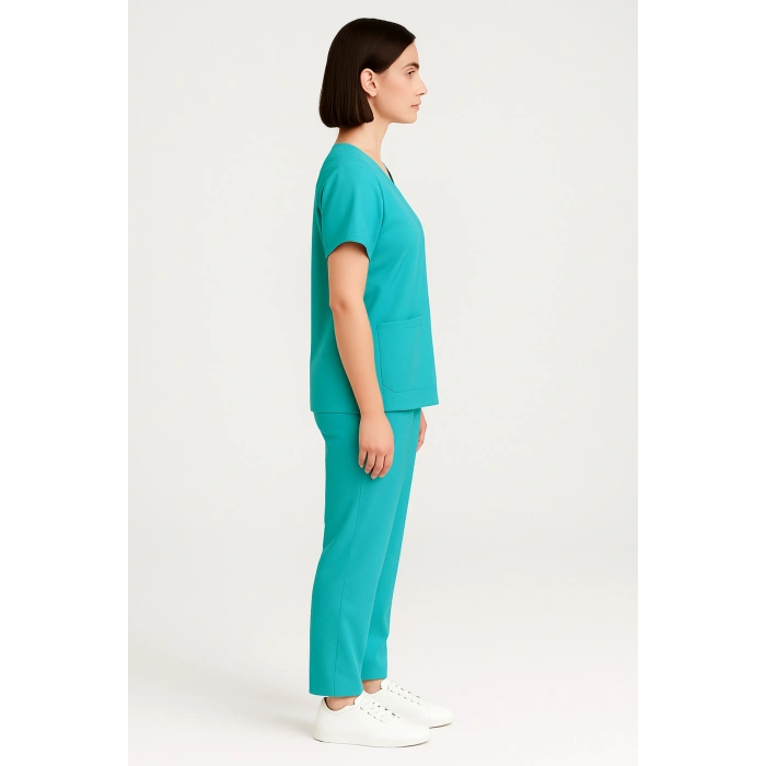 Scrubs Alt Üst Takım Sağlık Personeli Üniforma Rahat ve Dayanıklı