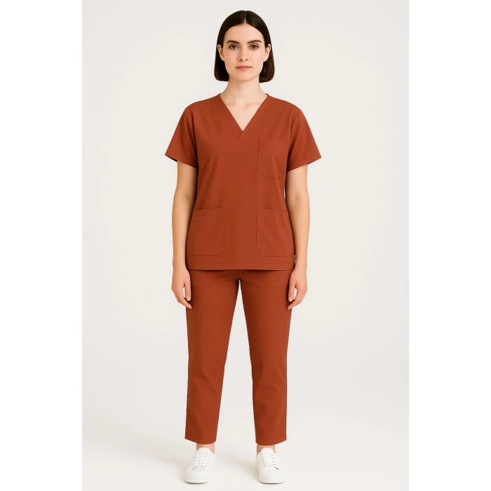 Scrubs Alt Üst Takım Sağlık Personeli Üniforma Rahat ve Dayanıklı
