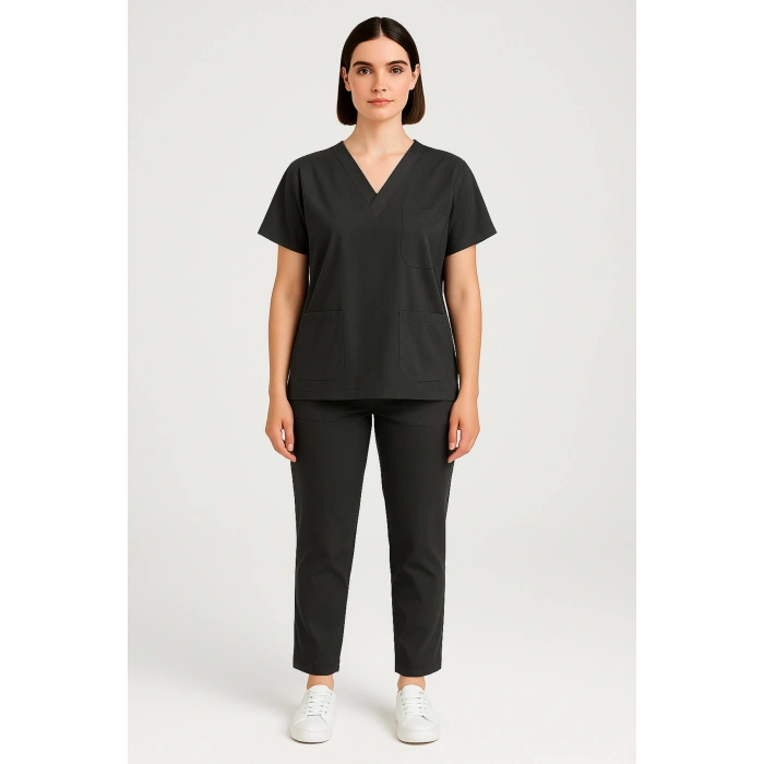 Scrubs Alt Üst Takım Sağlık Personeli Üniforma Rahat ve Dayanıklı