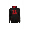3 İplik Kapüşonlu Sweatshirt Pi Sayısı İşlemeli Unisex Rahat Kalıp