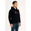 Kapüşonlu Sweatshirt 3 İp BİF Unisex Günlük Rahat Model